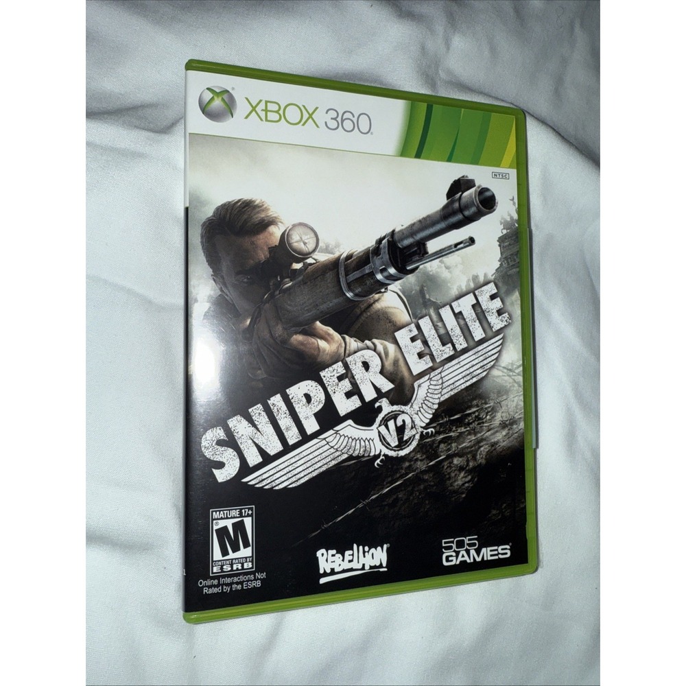 Sniper Elite V2 Microsoft Xbox 360 CIB Tested Nice Ratted M For Mature‎ Action